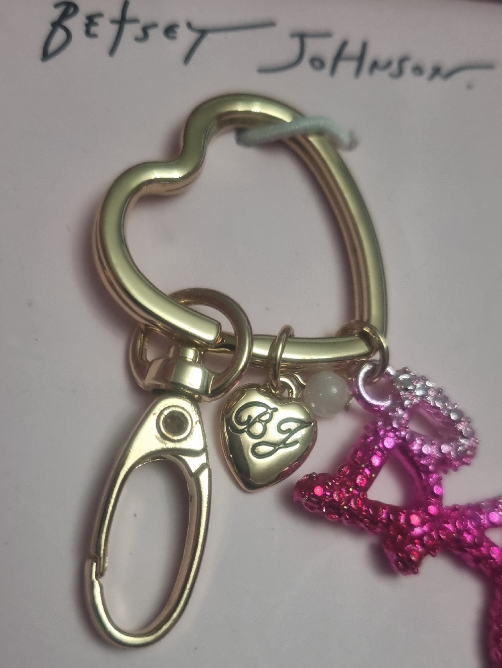 BETSEY JOHNSON Open Frame Jewelry Charms/Key Chains - Pick One - Picture 3 of 8